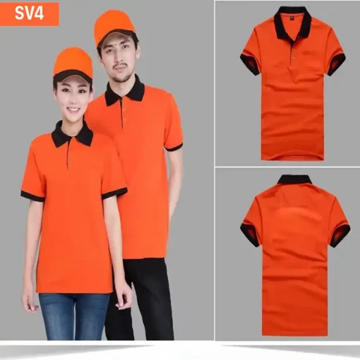 áo thun công nhân SV4 -cam