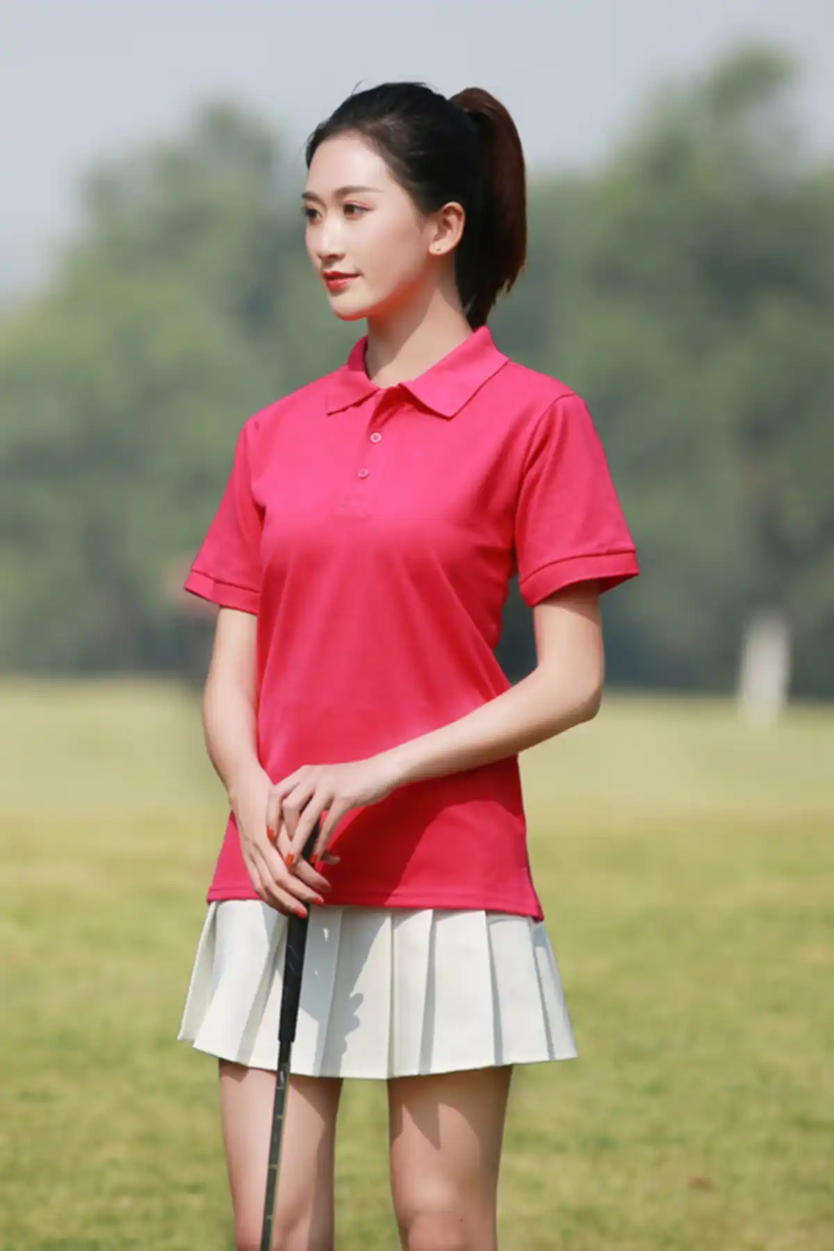 áo thun công nhân sv22-màu hồng
