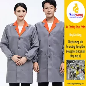 áo choàng công nhân thực phẩm sv38-7