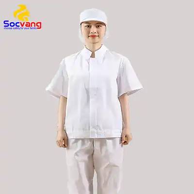 Quần áo đồng phục thực phẩm sv02-2