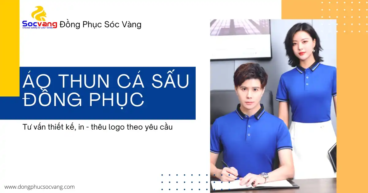 may áo thun đồng phục giá rẻ Sóc Vàng