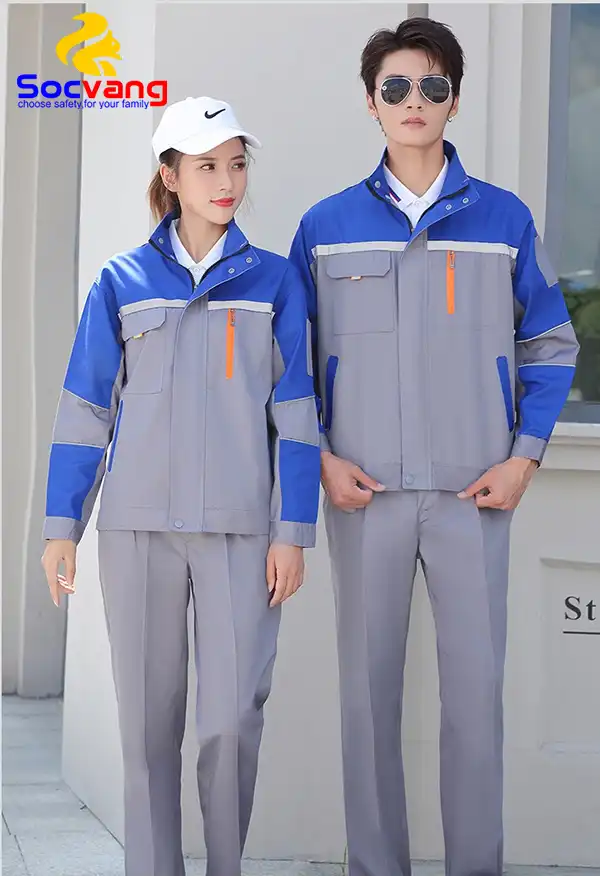 Quần áo công nhân cơ khí sv04