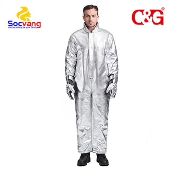 Quần áo chịu nhiệt tráng nhôm C&G 1200-1