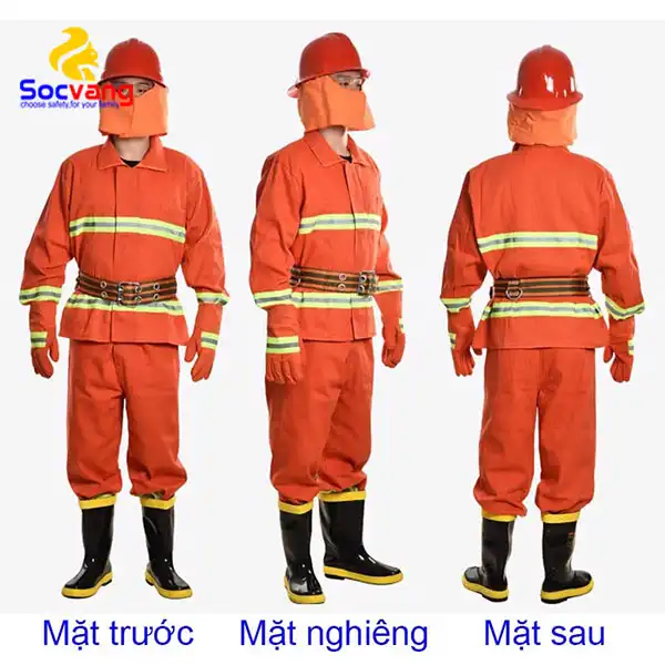 Quần áo chống cháy TT56 màu cam-10