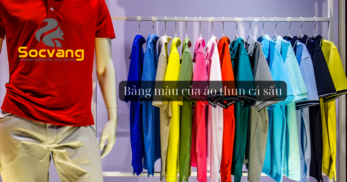 Bảng màu của áo thun cá sấu phổ biến nhất