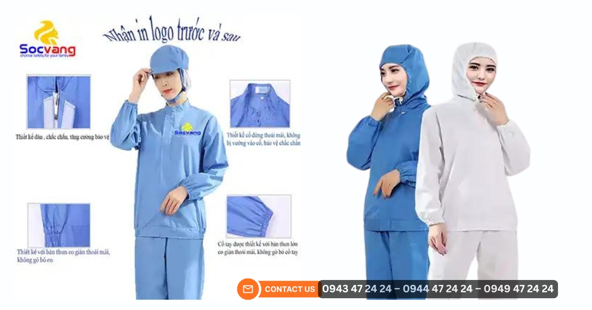 Cấu Tạo Của Quần áo Chống Bụi Chất Lượng Cao